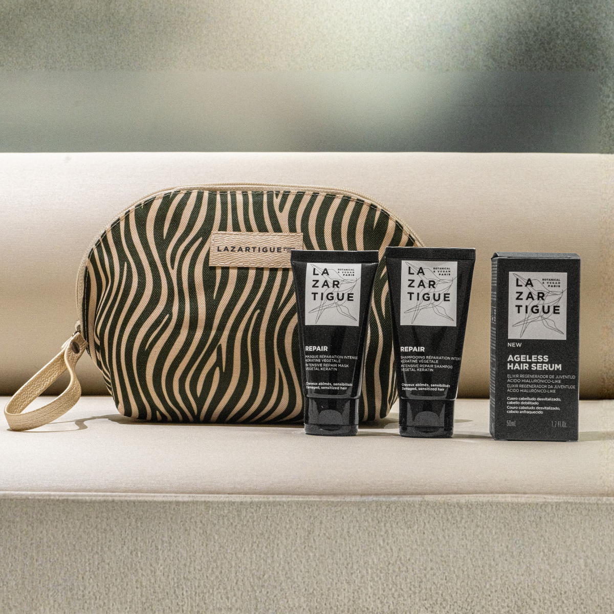 Kit Ageless Suero + Obsequio: Mini Shampoo Repair y Mini Mascarilla Repair - Lazartigue
