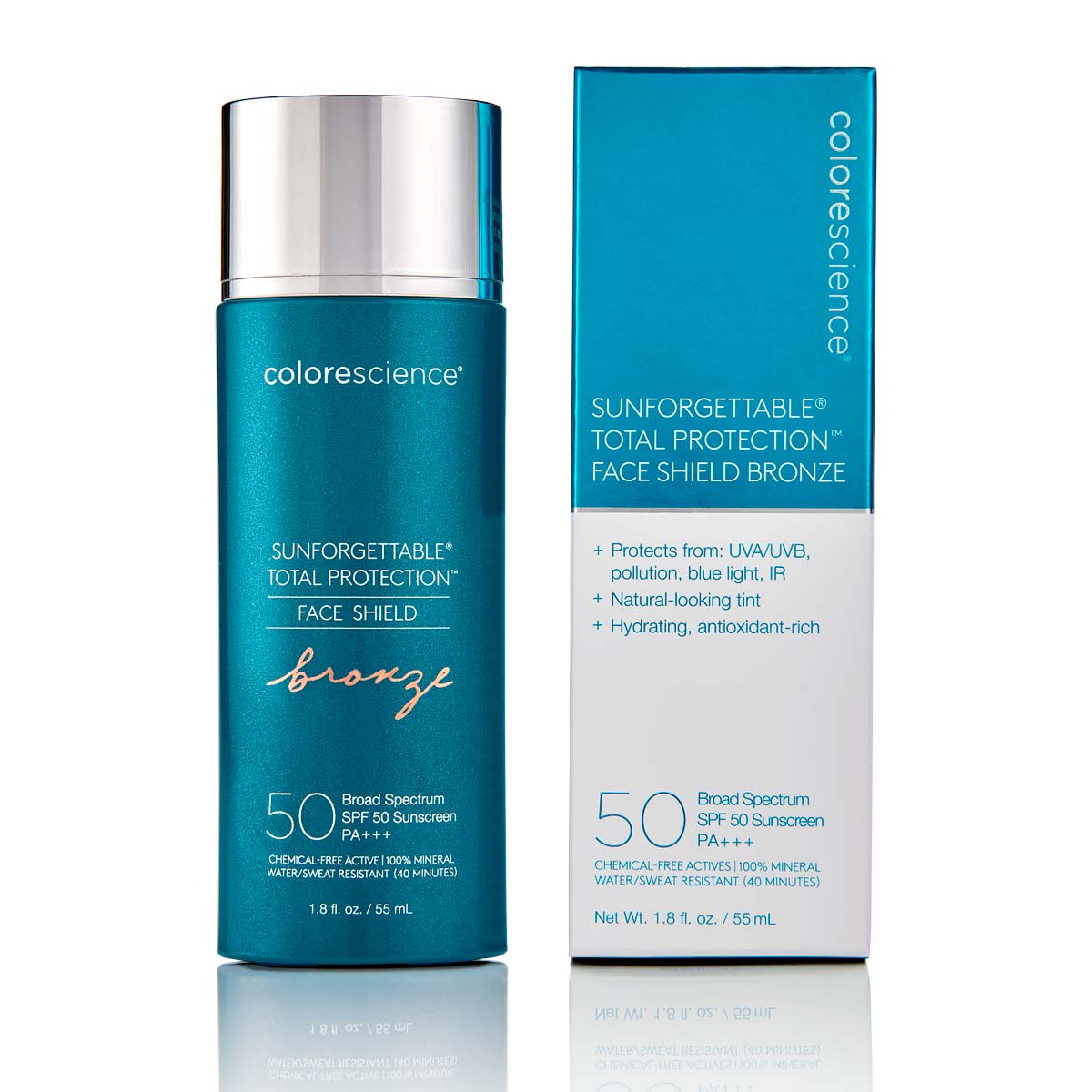 Total protection face shield spf 50 Colorescience