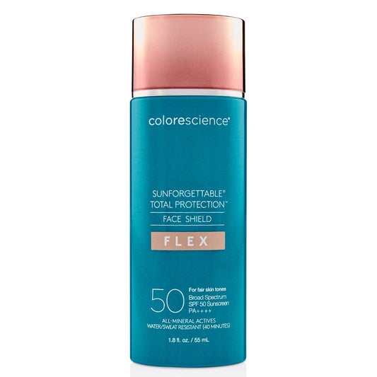 sunforgettable total protection face shield flex spf 50 Colorescience