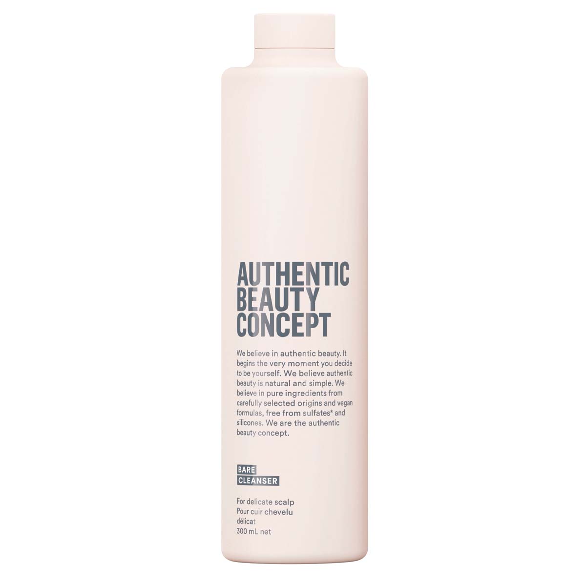 Bare Cleanser Shampoo sin Perfume Authentic Beauty Concept