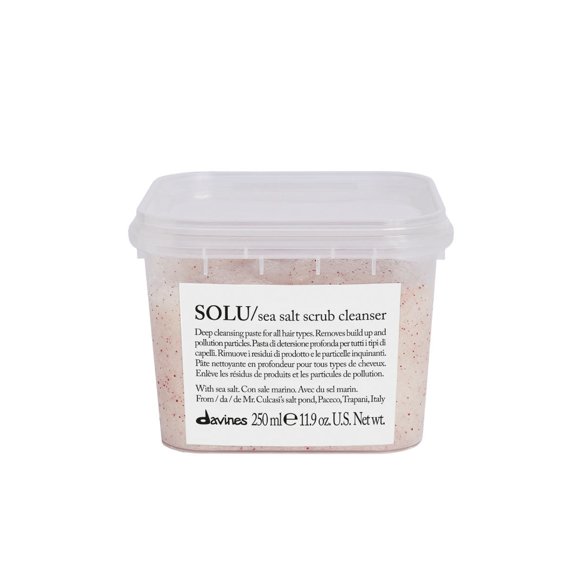 Solu Sea Salt Scrub Cleanser Davines