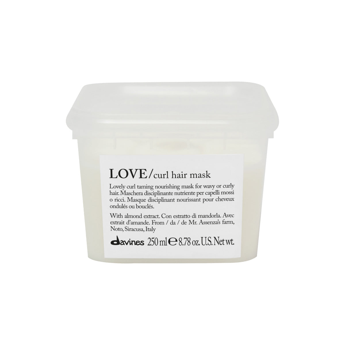 Love Curl Hair Mask Davines