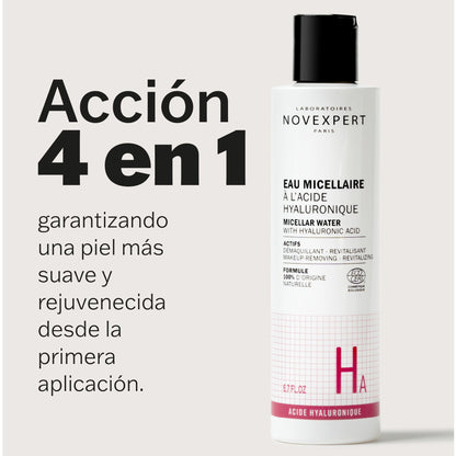 Agua Micellar Ácido Hialurónico - Novexpert