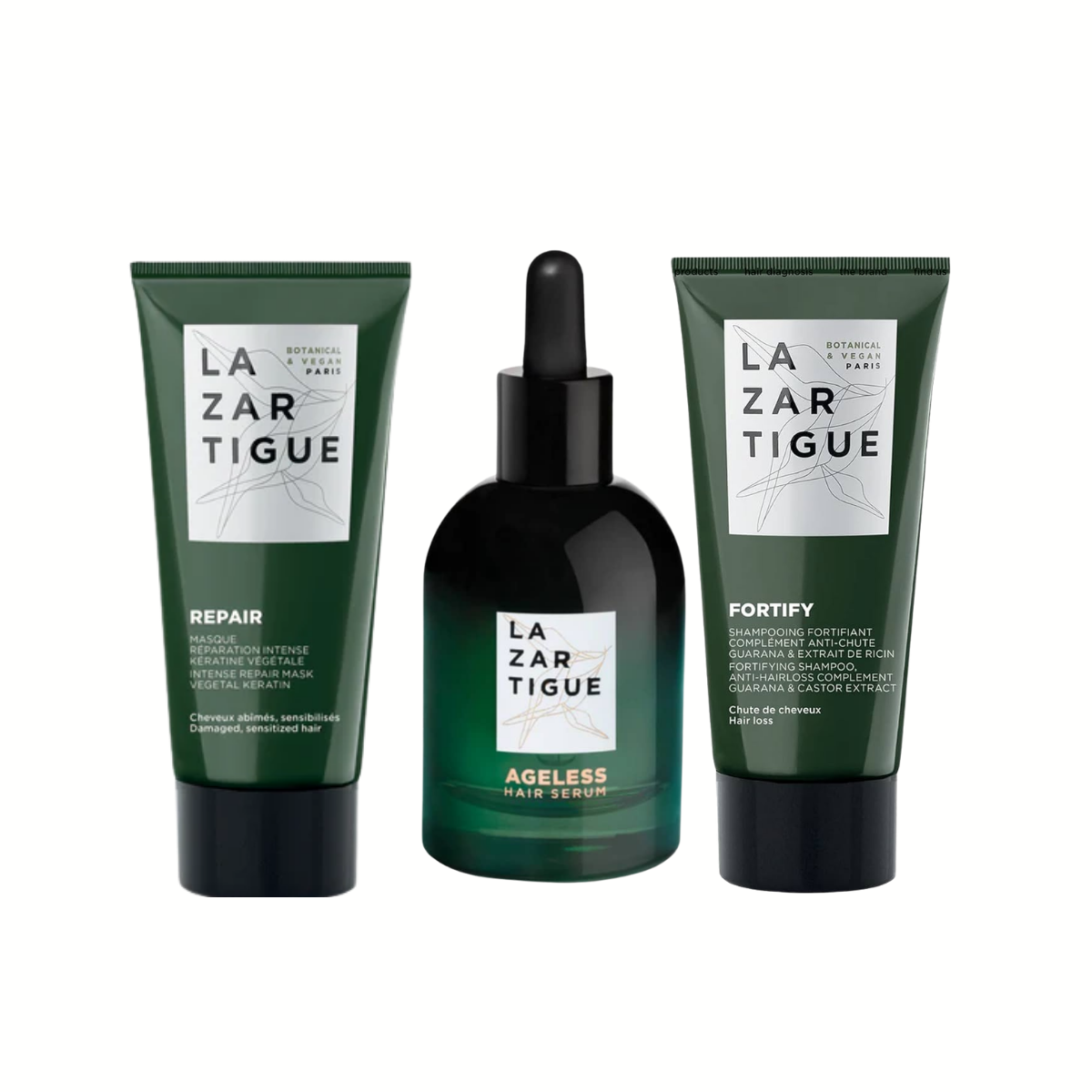 Kit  Ageless Suero + Obsequio: Mini Shampoo Repair y Mini Mascarilla Repair - Lazartigue