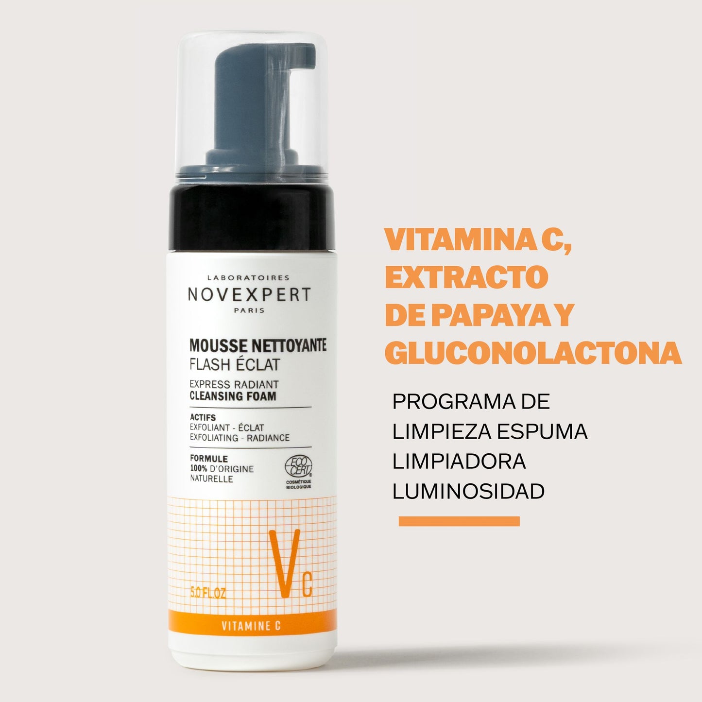 Espuma Limpiadora Vitamina C - Novexpert