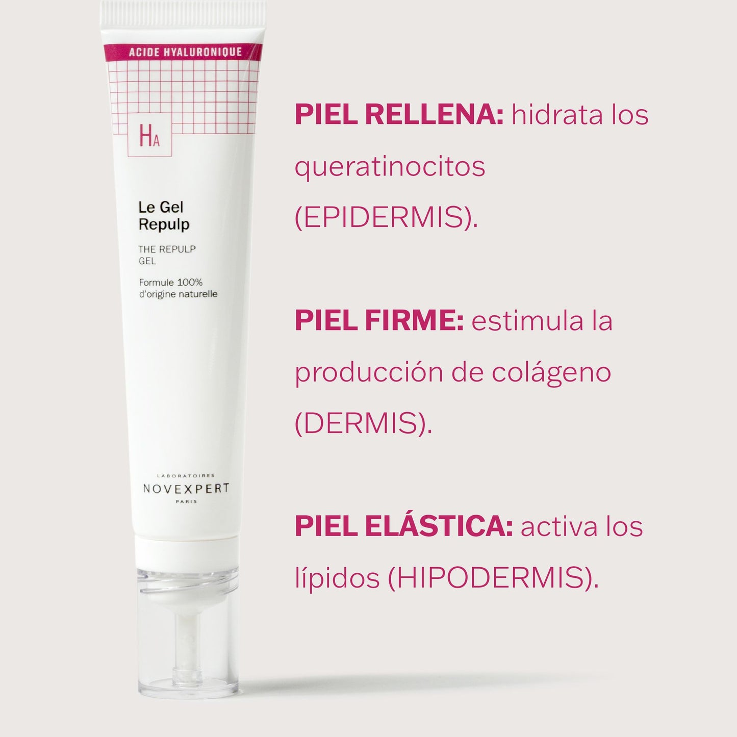 Repulp Gel Ácido Hialurónico- Novexpert