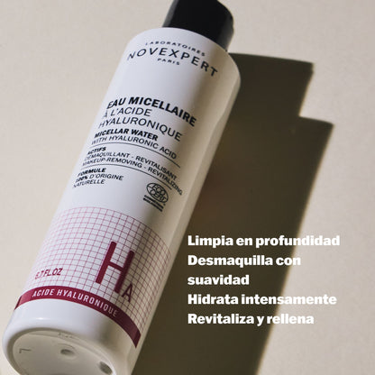 Agua Micellar Ácido Hialurónico - Novexpert