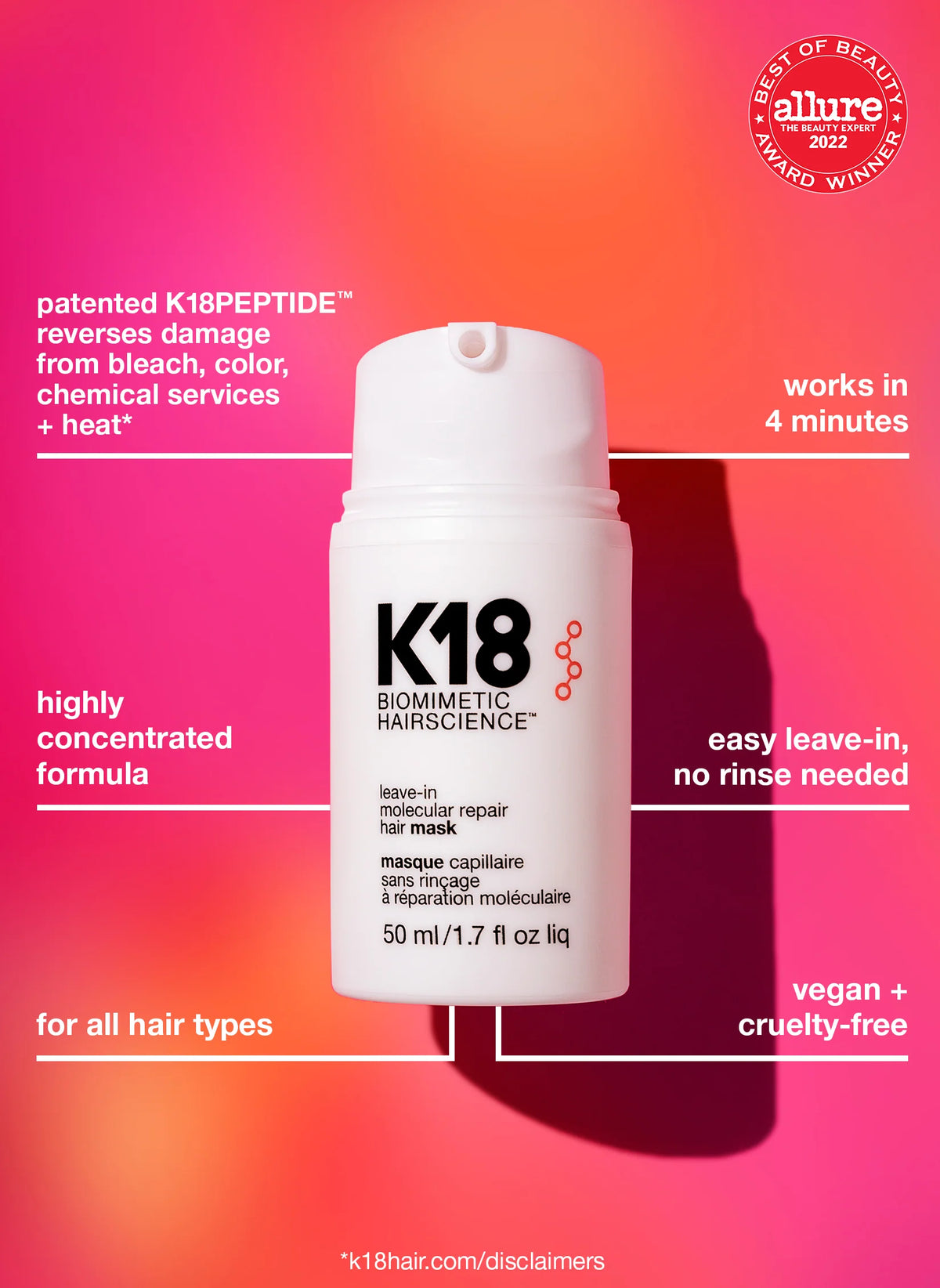 Mascarilla Reparación Molecular - K18