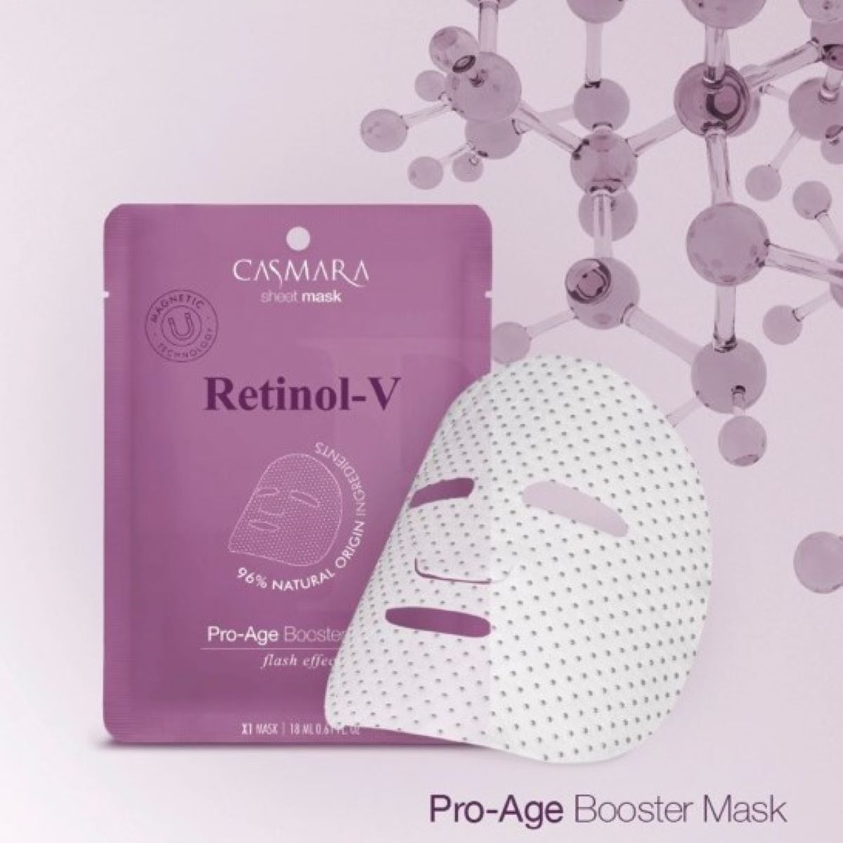 Sheet Mask Glow Booster Retinol  -  V Casmara
